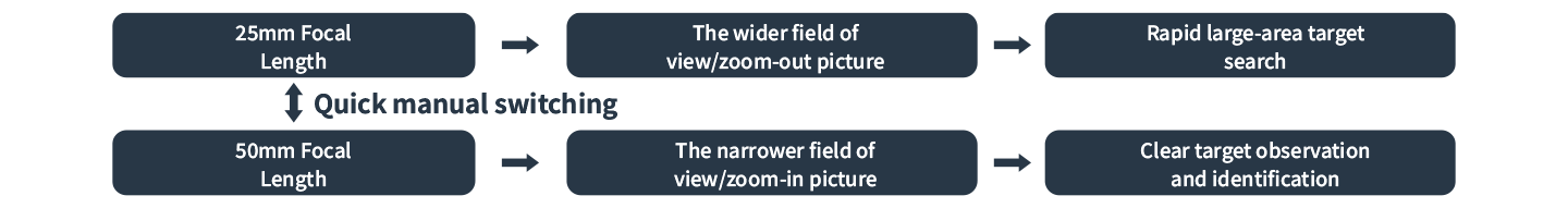 Dual Field of View Design