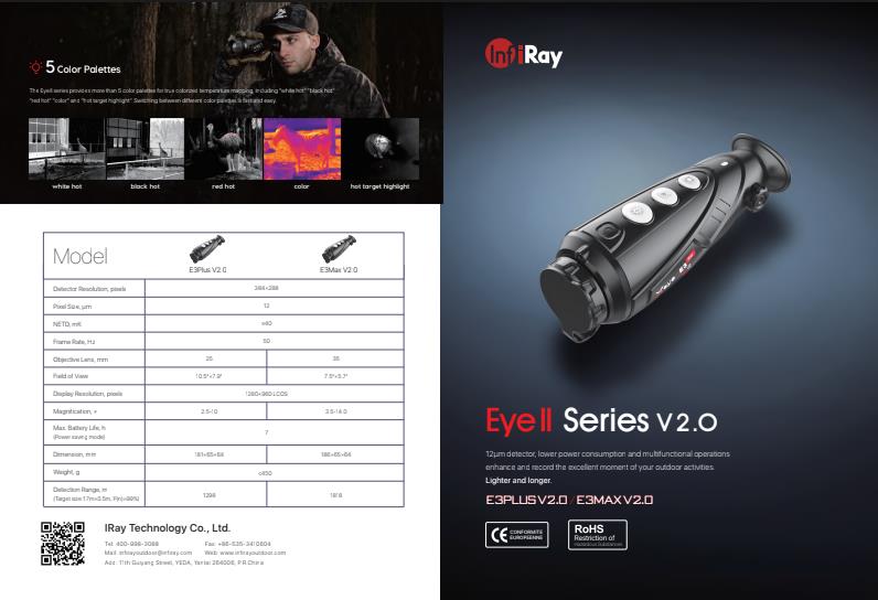 Infiray – Eye II series V2 – E3Plus – Thermal Monocular | Bass To Barra