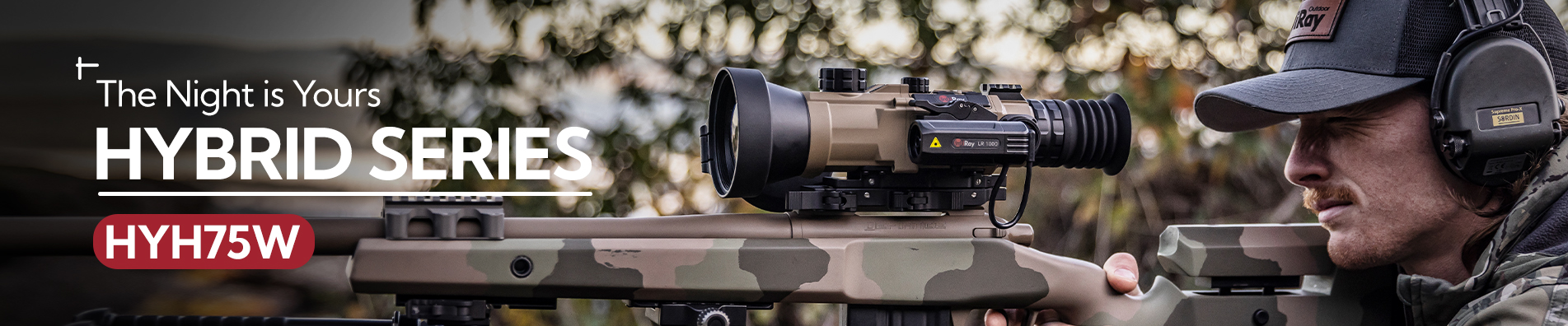 Thermal Imaging Riflescope Hybrid Series- HYH75W